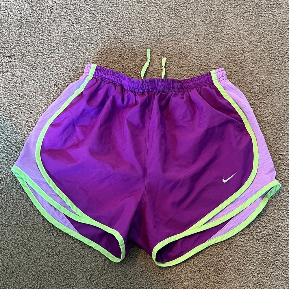 Nike Women's Vibrant Purple Athletic Shorts